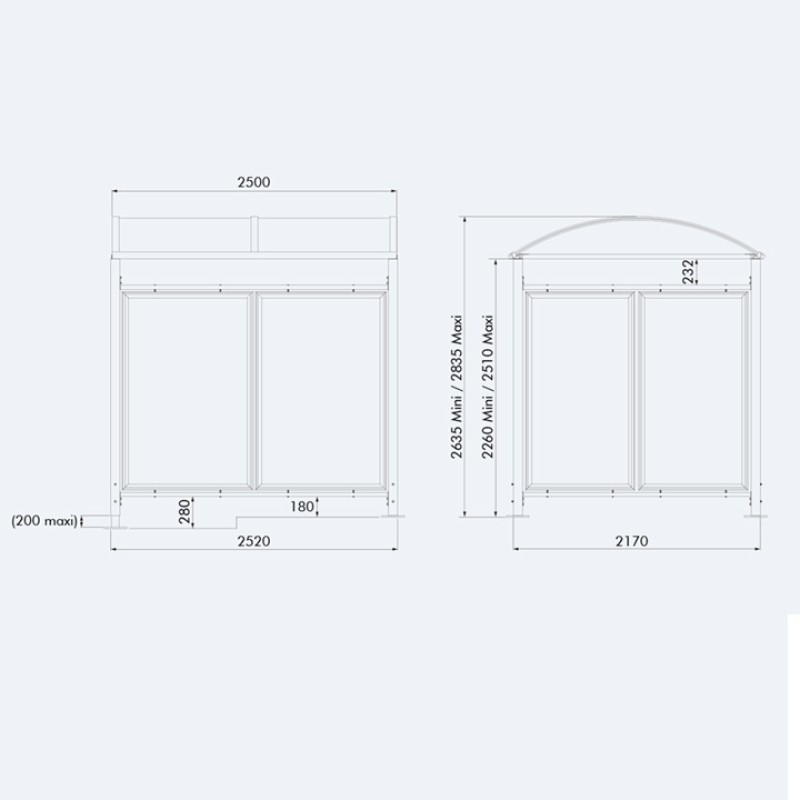 Refugi per bicicletes Bóveda